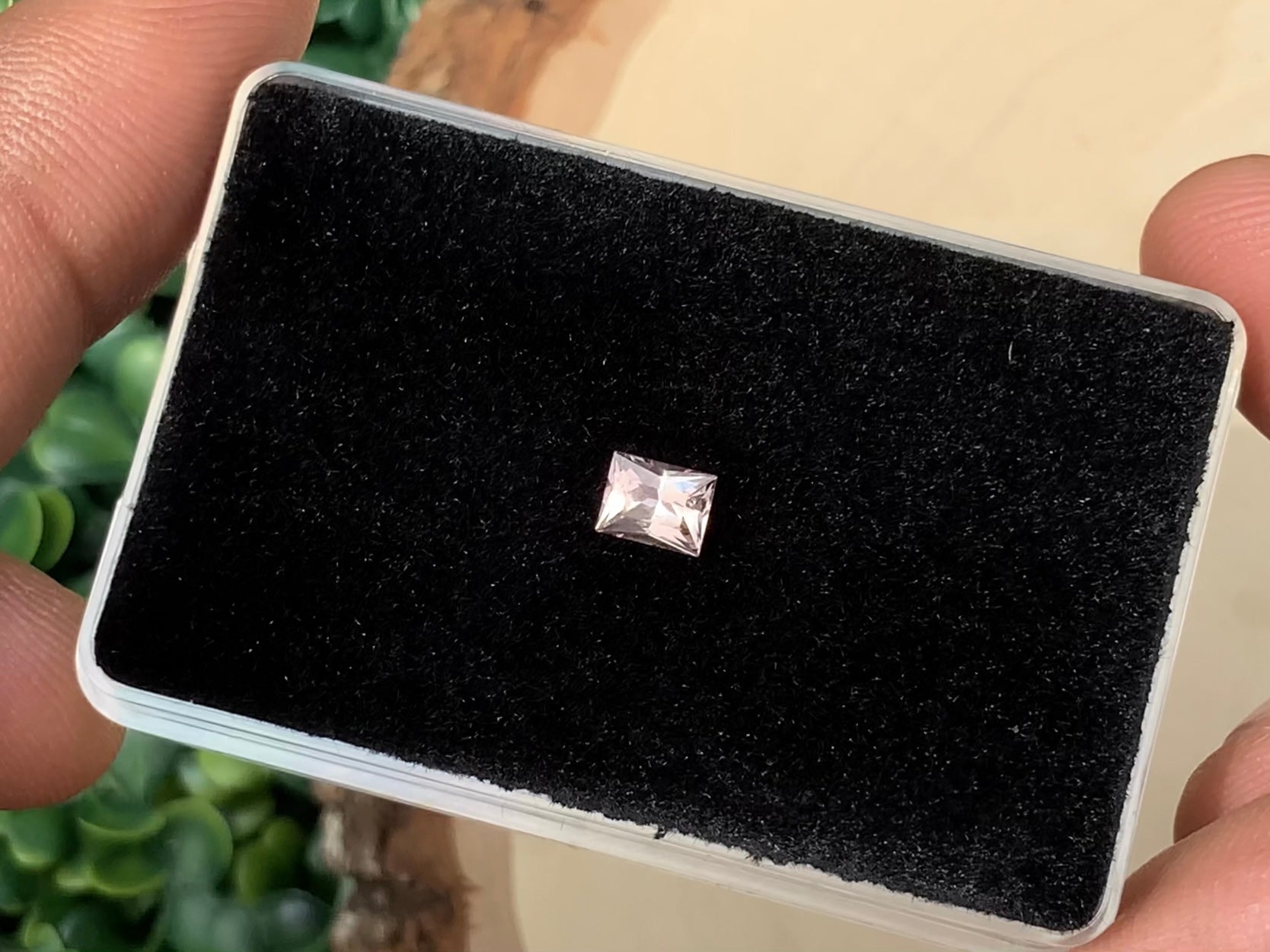 0.69 ct. Fluorescent Malaya Garnet