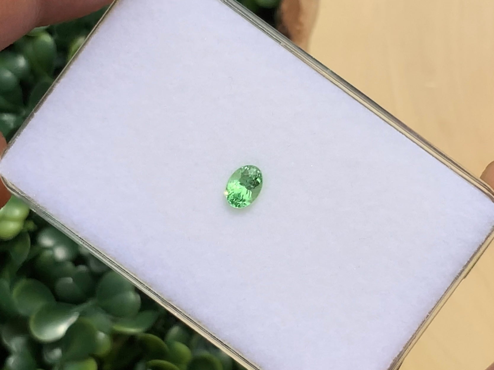 0.64 ct. Neon Mint Garnet
