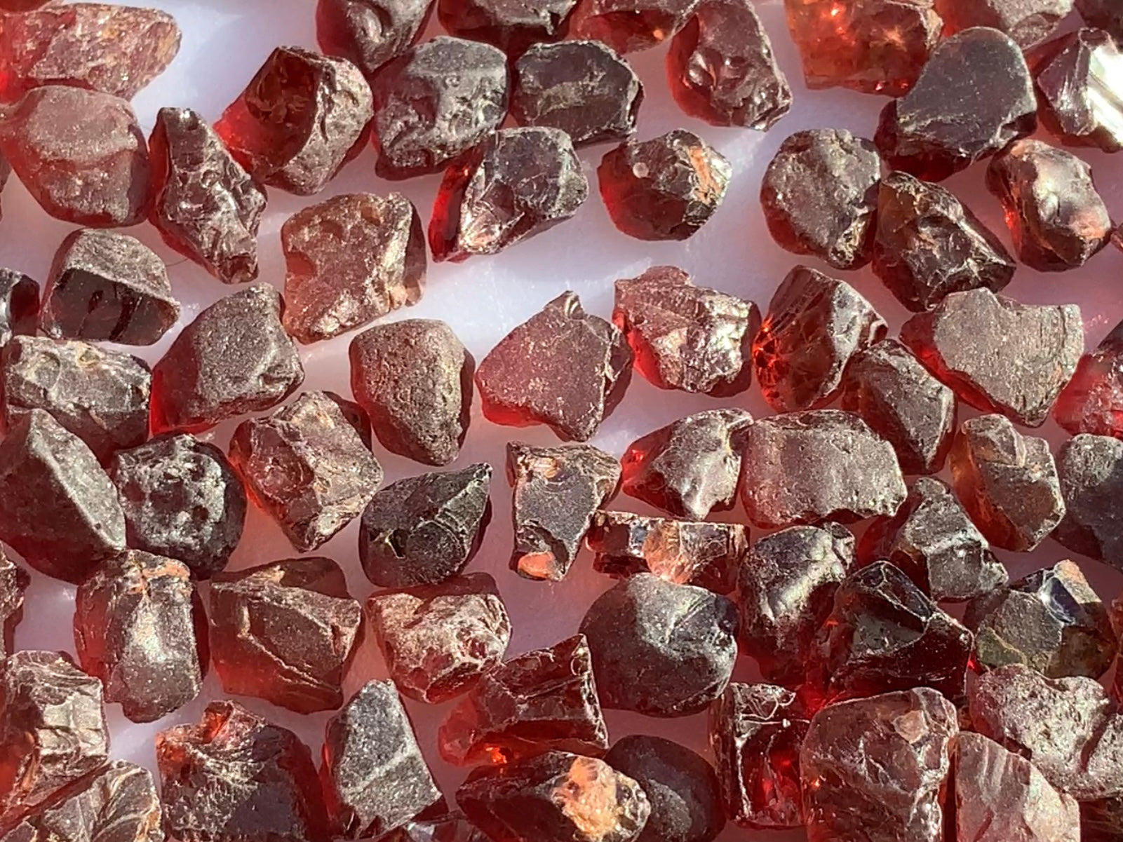 Bulk Red/Orange Malaya Garnet