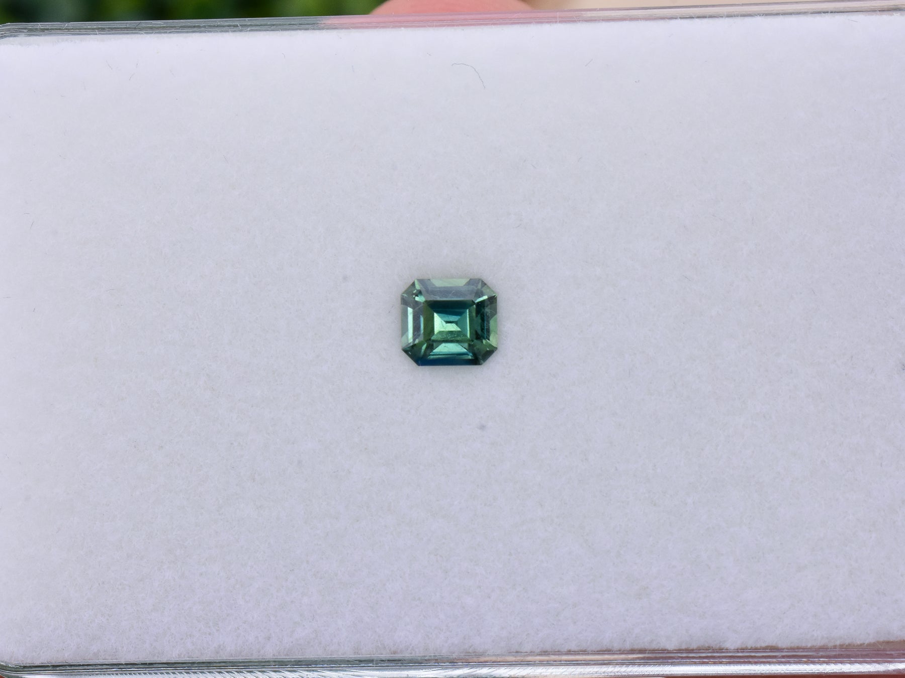 0.74 ct. Blue Green Parti Sapphire