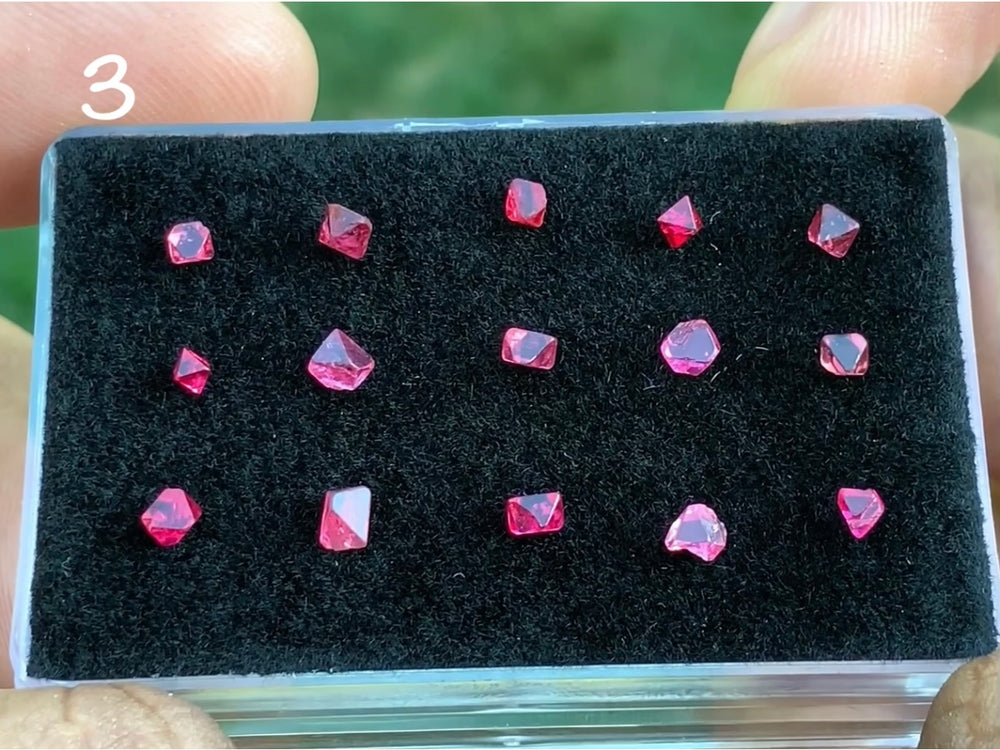 Burmese Spinel Lot 3