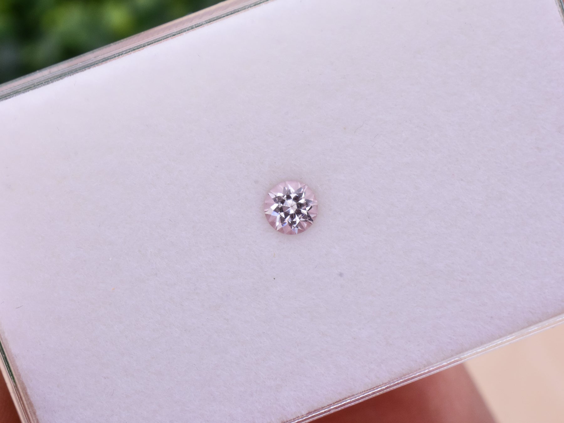 0.42 ct. Fluorescent Malaya Garnet