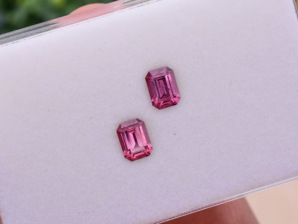 1.78 ct. Imperial Malaya Garnet Pair