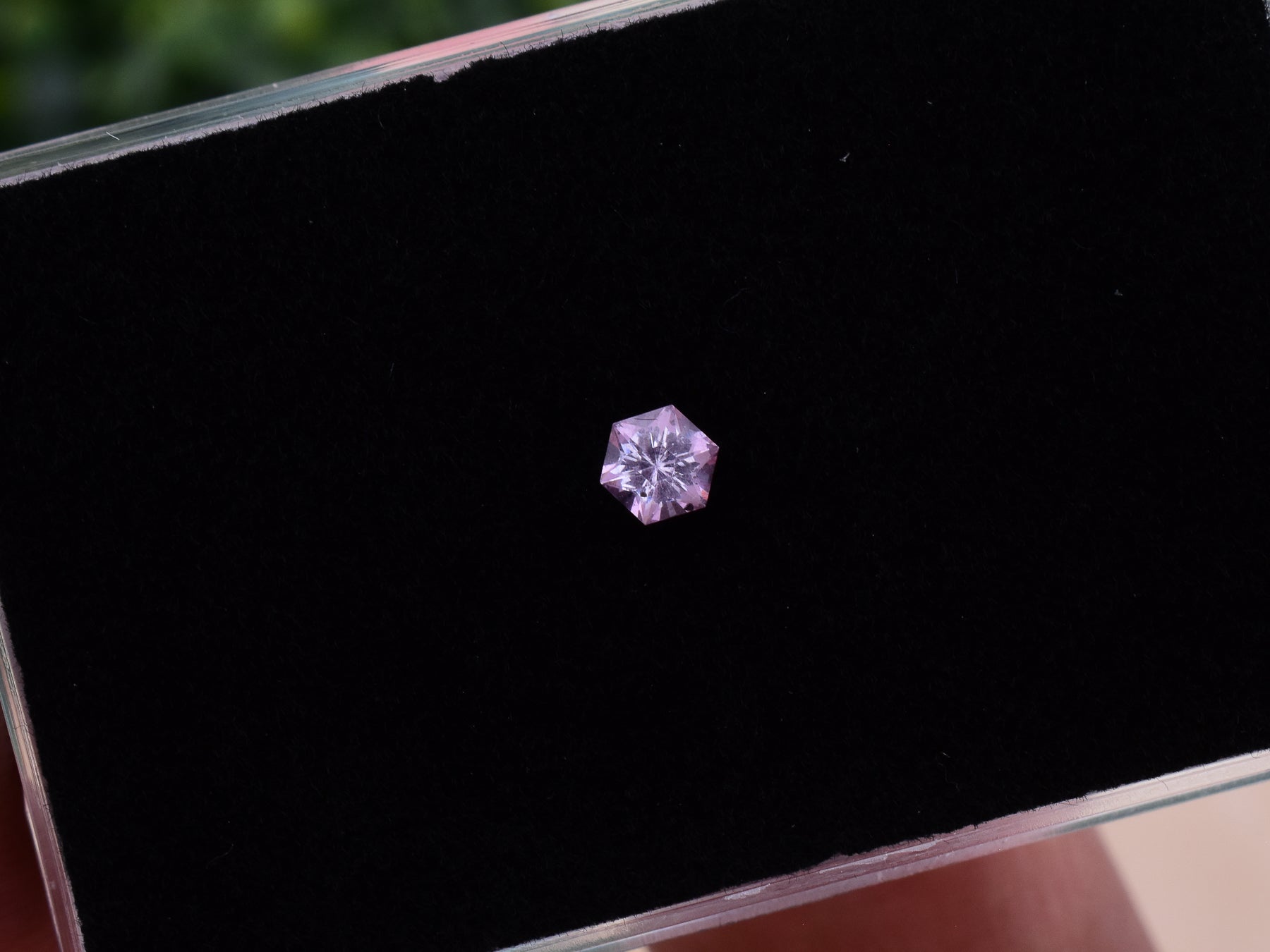 0.35 ct. Fluorescent Malaya Garnet