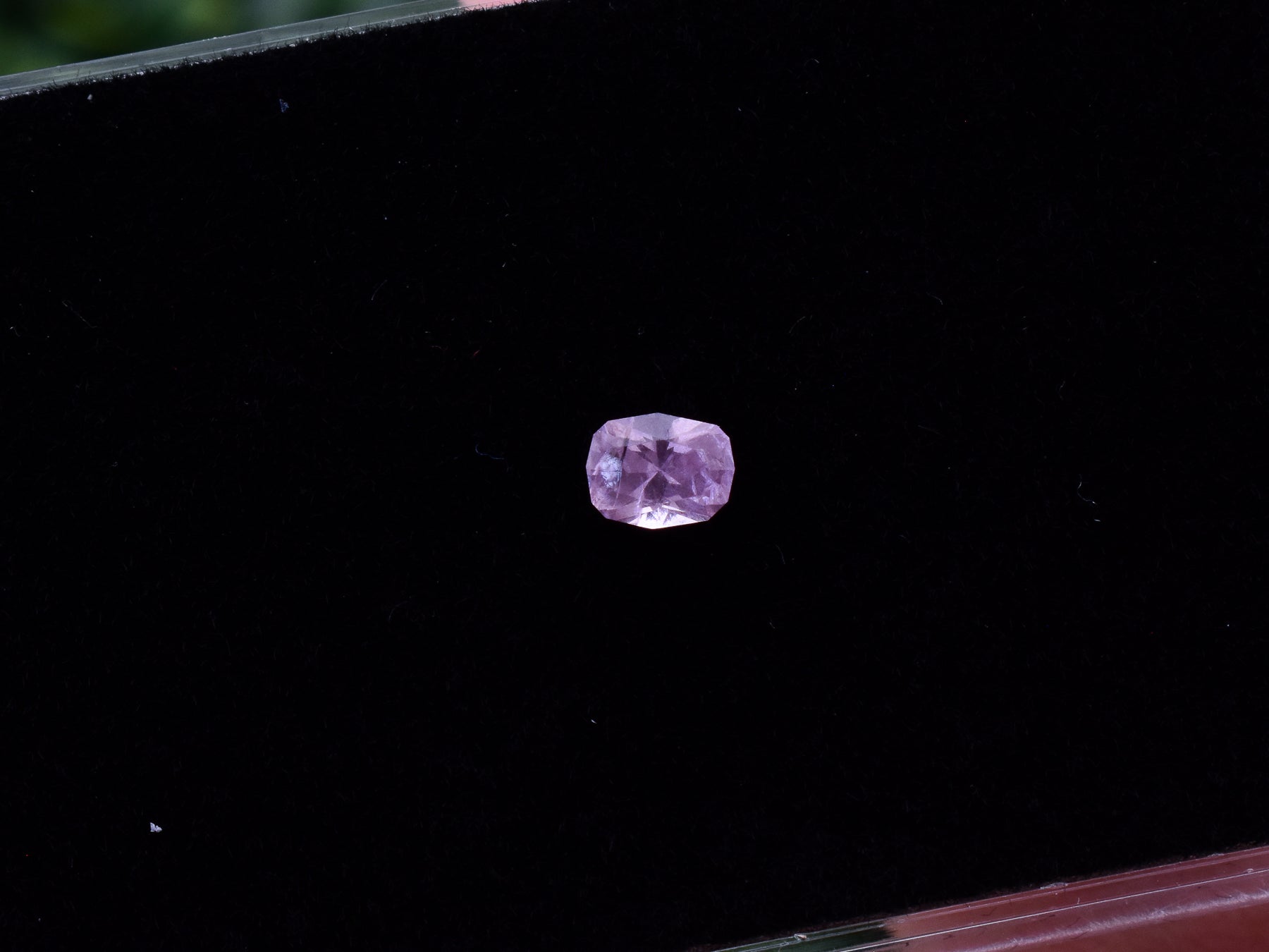 0.37 carat Fluorescent Malaya Garnet