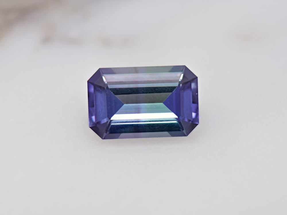4.46 ct. Unheated Bicolor Tanzanite
