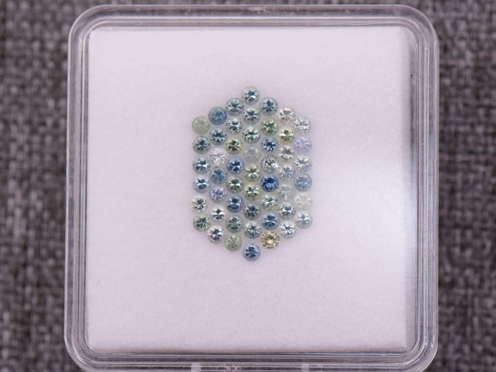 2mm Montana Sapphire Melee - 2.31 carats