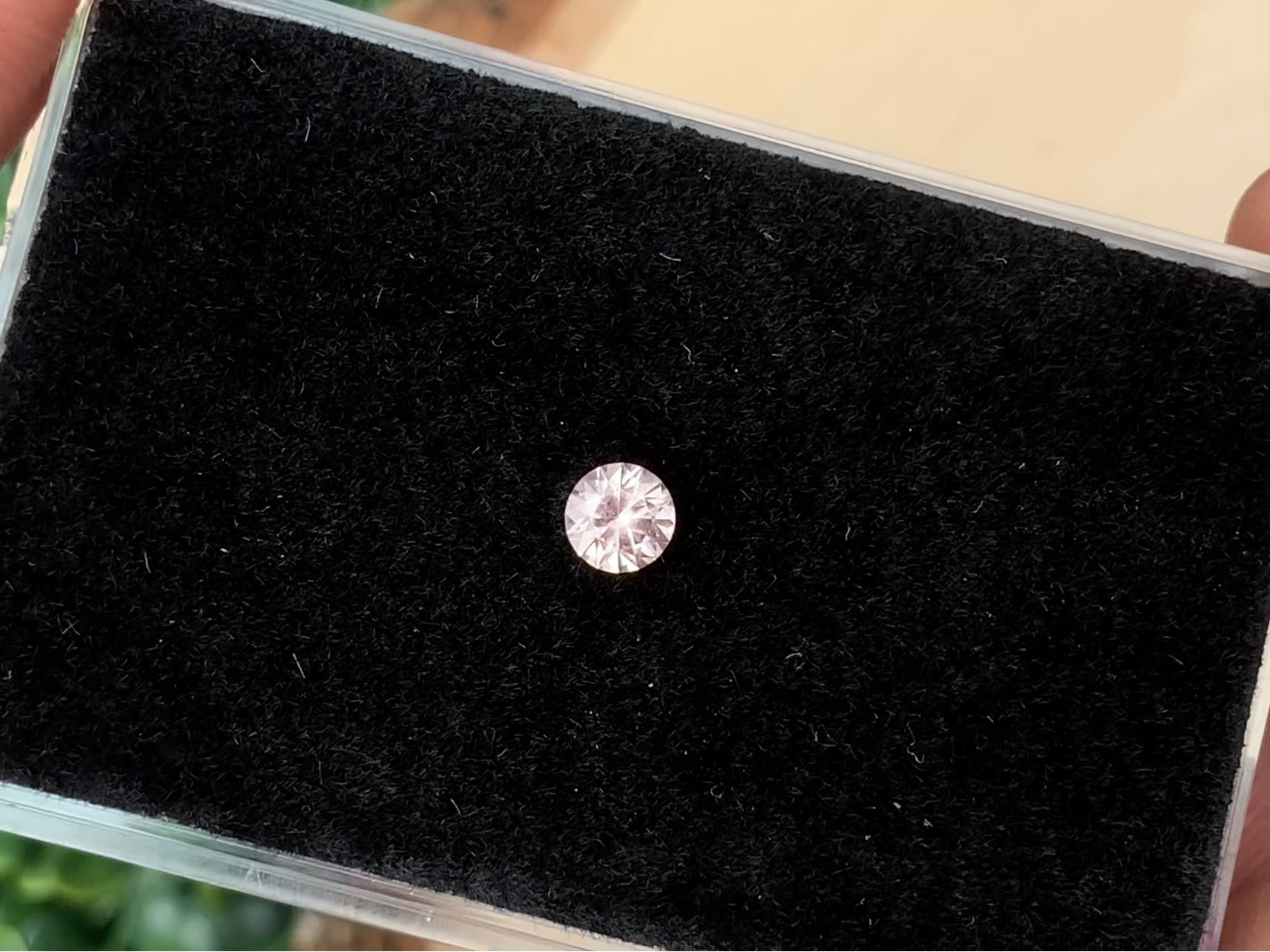 0.37 ct. Fluorescent Malaya Garnet