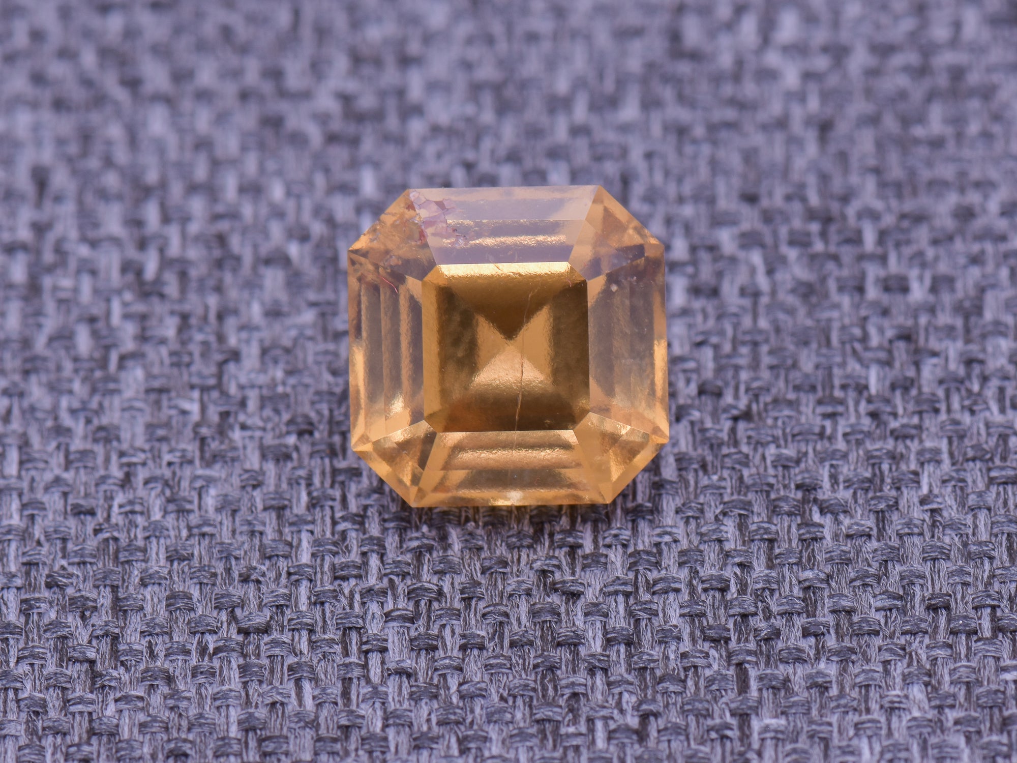 7.27 carat Golden Grossular Garnet