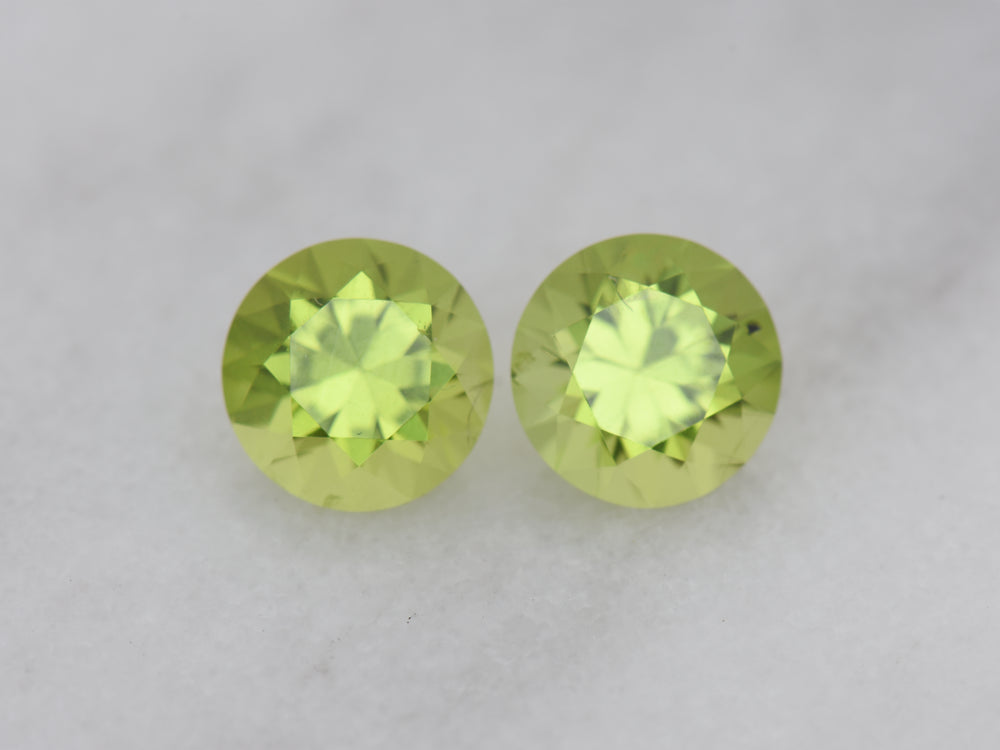 2.81 ct. Peridot Pair